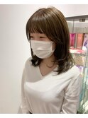 顔周りレイヤー/小顔ミディ