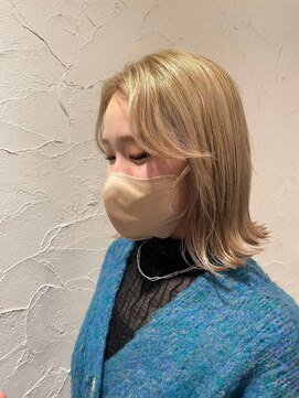 ソレイユ シンサカエ(SOLEIL SHINSAKAE) バッサリ外ハネStyleにイメチェン☆