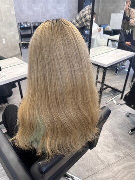 スキル 石岡(SKILL) ミルクティーベージュ☆ハイトーンカラー