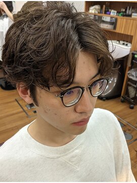 ブルブンガ(Berbunga) 韓国マッシュニュアンスパーマセンターパートニュアンスマッシュ