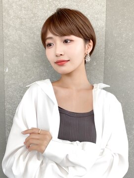 ロンド レグリーズ 立川(Lond leglise) ショート×顔周り×前髪×シルキーベージュ×グレージュカラー