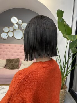 サンド 大阪梅田(sand) @eri_bob_ フルバング/イメチェン/似合わせカット[大阪梅田駅]