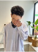 スパイキーショート ザクザクショート 短髪 フェード ボックス