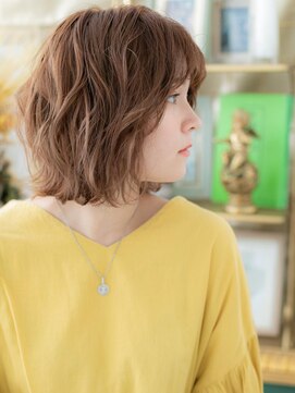 カバーヘア ブリス 北浦和(COVER HAIR bliss) 大人ハイライトカラー外国人風くびれボブTb5北浦和20代30代40代