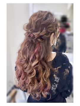 セットサロン ココ ハーフアップ