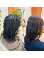 ビューティーサロンジェイ(Beauty Salon J) 汗や湿気で広がる髪は縮毛矯正がおすすめです!髪質改善縮毛矯正