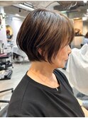 くびれショート/グレージュ/20代30代40代50代