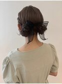 【担当きょうこ】ヘアアレンジ/ツインお団子/ツインアレンジ