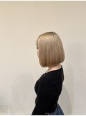 ☆ハイトーンベージュ×ボブ☆