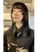 [hygea]インナーターコイズ　姫カットレイヤー[薬院/警固]