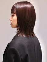 【シンプルにこだわる】ボルドルビーカラーと切りっぱなしBob