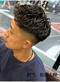 フォワードパーマ メンズパーマ フェードカット