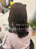 アミー 駒澤(Ammy komazawa)&nbsp;くるくるドライヤーで乾かすだけ！韓国風パーマ