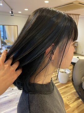 コティー(cotie.) ブルーのアンブレラカラー