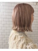 オーガニックカラーボブスタイル