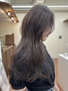 パークレーン アイス イヴェン(park lane ICI yeven) ブリーチなし ブラウンベージュ ラベンダー アッシュ レイヤー