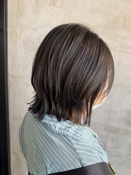 アンディ ニジュウサンド クリエイション(and D 23℃ creation) ボブ/ボブレイヤー/ハイライトオンカラー/白髪ぼかし