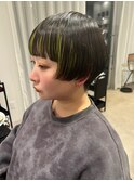 刈り上げショートボブ