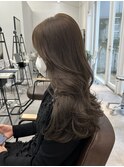 レイヤーカット顔まわり前髪セミロング20代30代40代