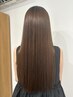 【髪質改善】cut+美髪ストレート+髪質改善X treatment  ￥ 23000円