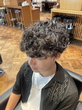 ミンナノポリシー(MIN NANO//POLICY) 無造作ルーズシャドウパーマ