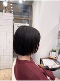 「シルエット美人＊タイトなミニマムボブ」