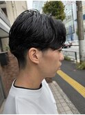 黒髪カタログ/クラゲヘアー/オリーブグレー/松戸駅