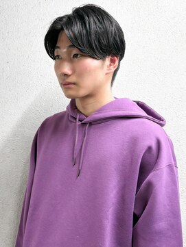 セルカ 新宿(CERCA) メンズセンターパートニュアンスパーマ［CERCA新宿/新宿西口］