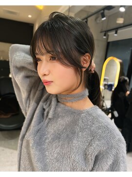 ロール 博多(Role) 縮毛矯正/髪質改善/ミディアムレイヤー/酸性ストレート/透明感