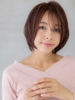 カバーヘア イヴ 戸頭店(COVER HAIR EVE)&nbsp;ココアブラウン小顔ひし形マッシュショートボブX戸頭30代40代