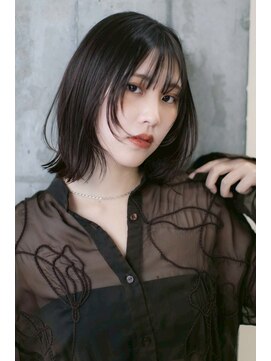 ピズム(PISM) 外ハネボブ/イメチェンヘア/ピンクベージュ