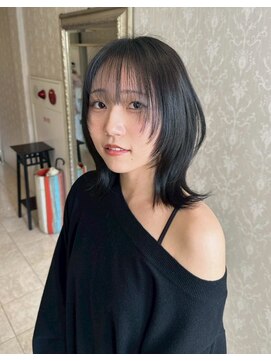 ヘアスタジオ アルス 御池店(hair Studio A.R.S) ベリーショートラベンダーグレージュタッセルボブハイライト