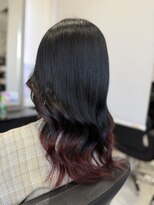 ヘアーデザイン ジェルム(Hair Design germe)&nbsp;グラデーションカラーレッド