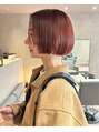 ロウROW) ブリーチなしでつくる暖色カラー