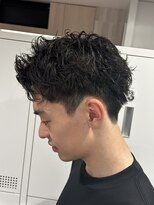 ウォルト(walt)&nbsp;栄 メンズ ピンパーマ 刈り上げショート