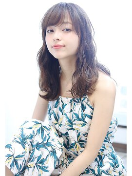 アーレル(Arlel) 【Arlel】☆斜めバング暗髪マーメイドアッシュハニーヘア☆