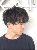 【KAILA】ツーブロックマッシュパーマ　☆高野