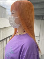 ゲーム 原宿店(GAME)&nbsp;オレンジ/ダブルカラー/ケアブリーチ/髪質改善/原宿