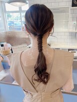 アンカーデイズ(Anchor Days)&nbsp;一束ヘアアレンジ/ベージュピンク