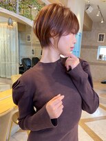 ロンド ストラーダ 心斎橋(Lond strada)&nbsp;ショート×ハイライト白髪ぼかし×イメチェン[心斎橋]