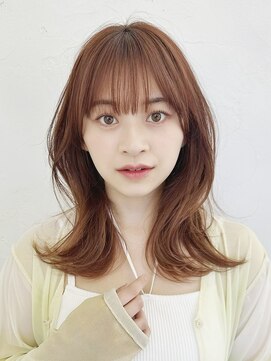 ジョエミバイアンアミ(joemi by Un ami) ★イメチェン小顔似合わせカット斜めバンググレージュカラー