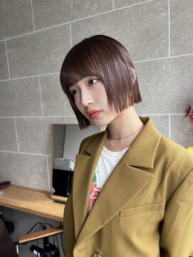 サンド 鹿児島中央(sand) @sei___sandインナーカラー/ボブ/鹿児島中央駅