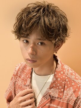 オーシャントーキョー(OCEAN TOKYO) 束感マッシュツーブロック刈り上げラウンドマッシュアップバング