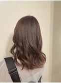 ほんのりピンクのブラウンカラー