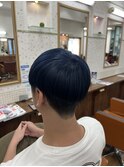 【TOP HAIR】マッシュ×ブルーブラック