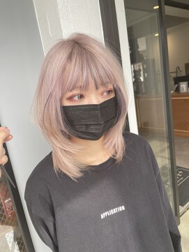 ナンバー 竪町(number+) 20代30代40代エギョモリくびれ韓流バングーカラー小顔