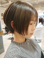 ラボヌールヘアーリアン 川越店(La Bonheur hair Lien)&nbsp;前下がりショート