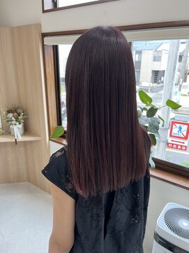 メロウ(mellow) 酸熱トリートメント×ピンクバイオレット