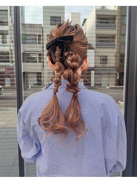 ボアップ(boappu) #ヘアセット#アレンジ#アップスタイル