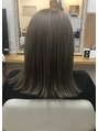 エミュー 笠間店(emu) 縮毛矯正&カット&ヘアカラー。ドライヤーだけでお手入れ簡単。